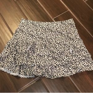 SHEIN Cheetah print skirt